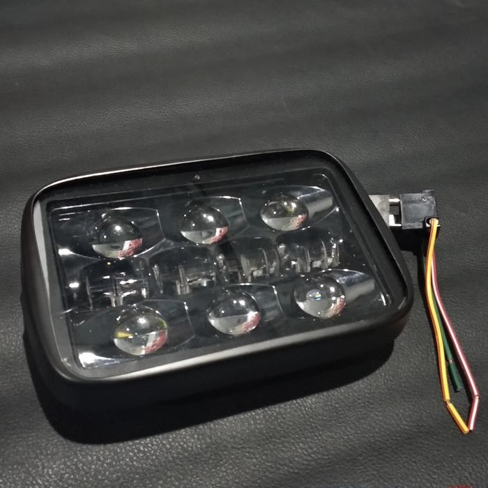 Headlamp Reflektor Lampu Depan Daymaker Vespa Ps Kotak Led 10 Titik