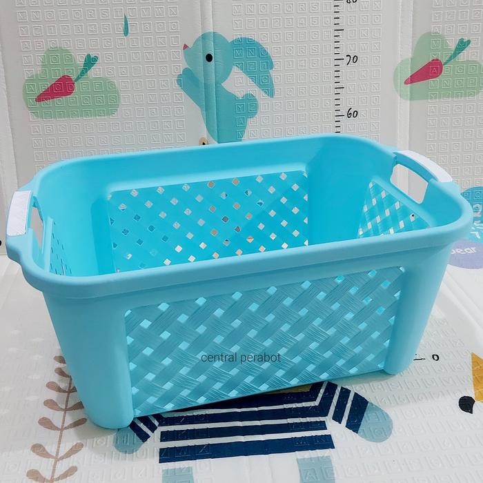 KERANJANG BAJU PLASTIK/KERANJANG PAKAIAN PLASTIK/KERANJANG BAJU BAYI