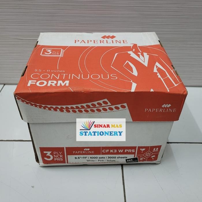 

NEW PRODUK KERTAS KOMPUTER CONTINOUS FORM 3 PLAY PRS BAGI 2(9 1/2 X 11) PAPERLINE WARUNG ARA67