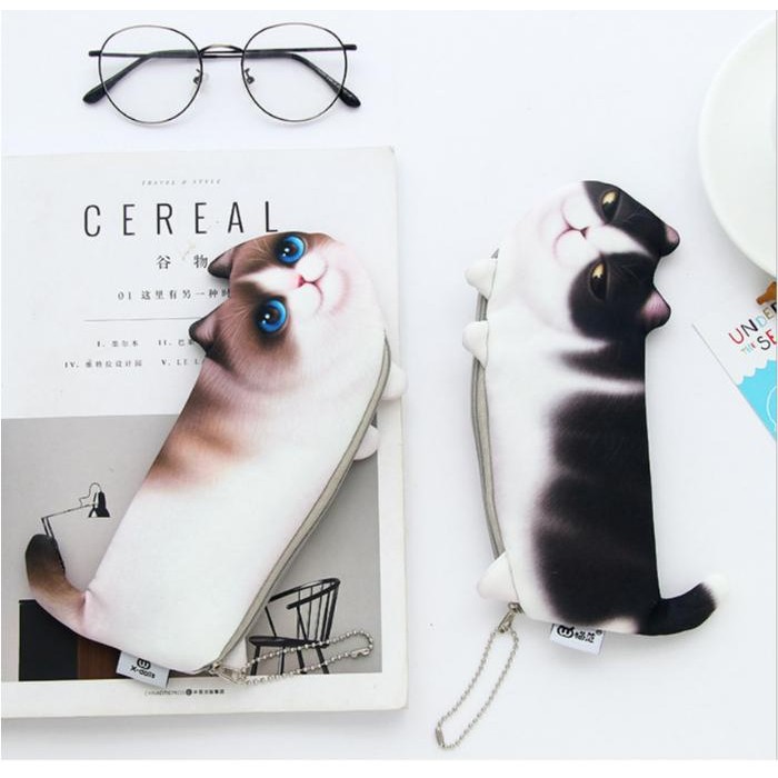 

Tempat Pensil Kotak Pensil Dompet Stationery Motif Kucing Korea Style Alat