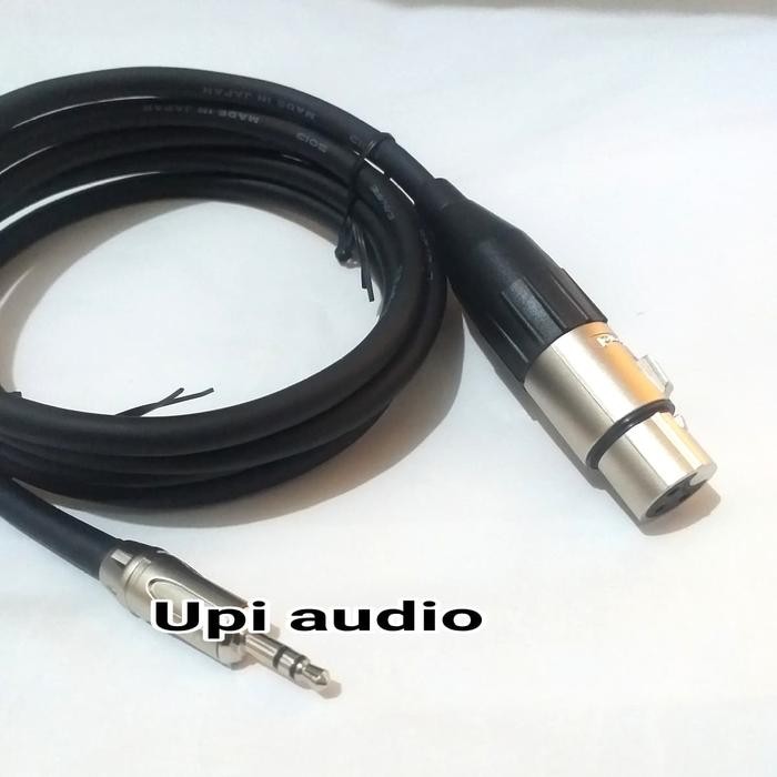 Kabel C Jack Amphenol Xlr Female To 3.5Mm