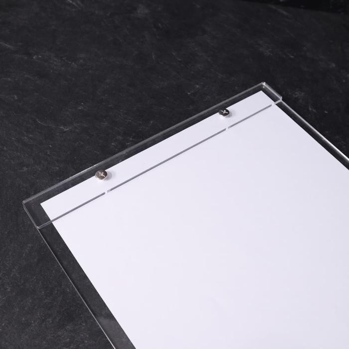 

Menu Board Akrilik Size A4 Papan Menu Tatakan Akrilik