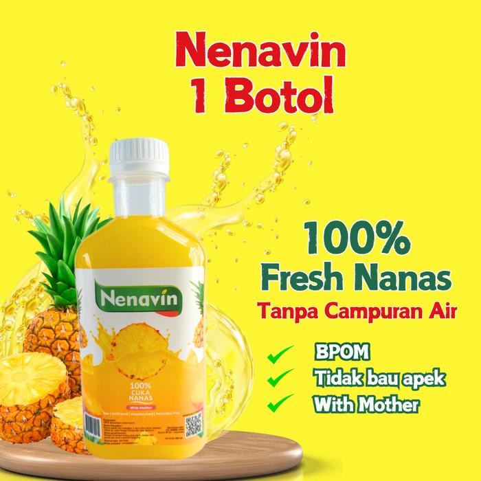 

SIAPKIRIM Nenavin Cuka Nanas 100% Nanas Asli Halal dan BPOM READY STOCK