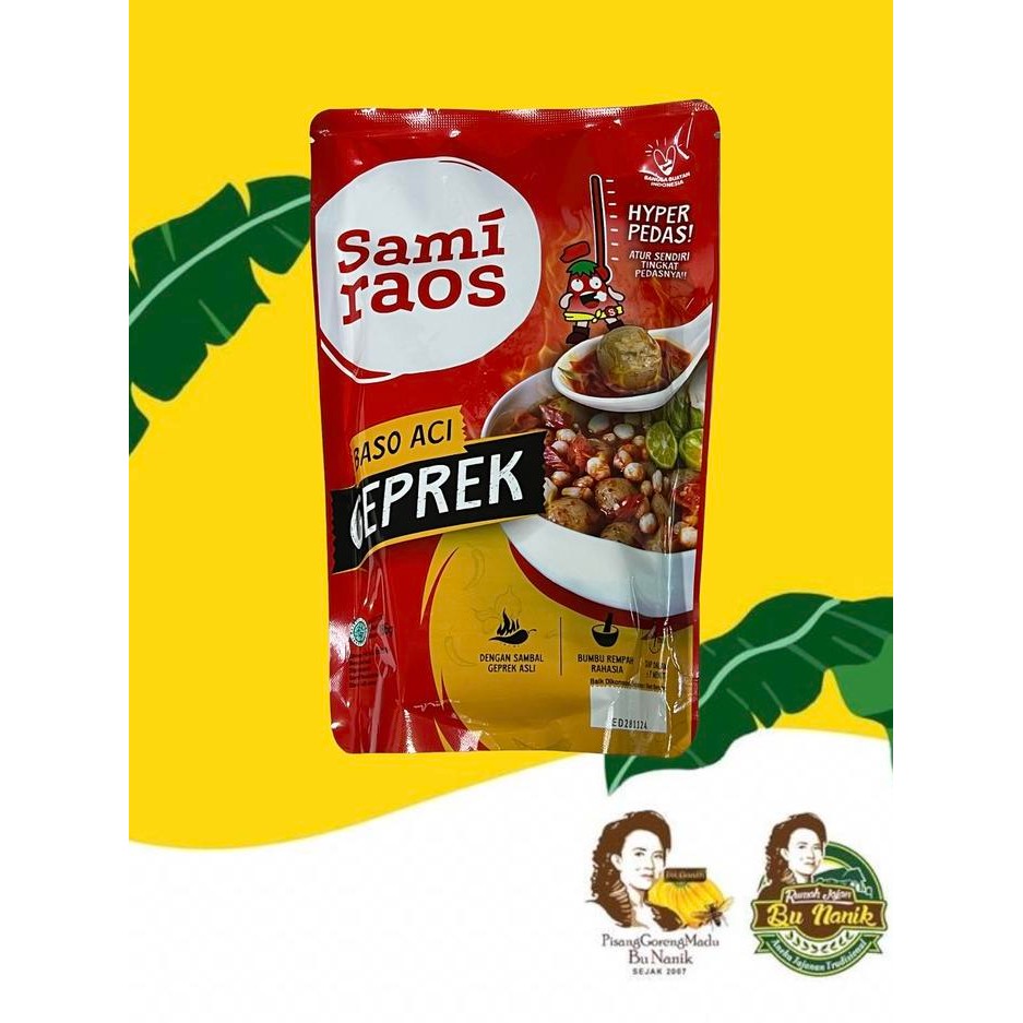 Pilihan- Baso Aci Geprek Sami Raos / Baso Tulang Rangu Geprek Sami Raos