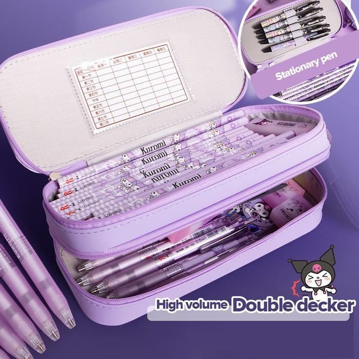 

TEMPAT PENSIL SQUISHY SANRIO MULTI-FUNCTIONAL STATIONERY BOX TEMPAT ALAT TULIS SANRIO PEN HOLDER