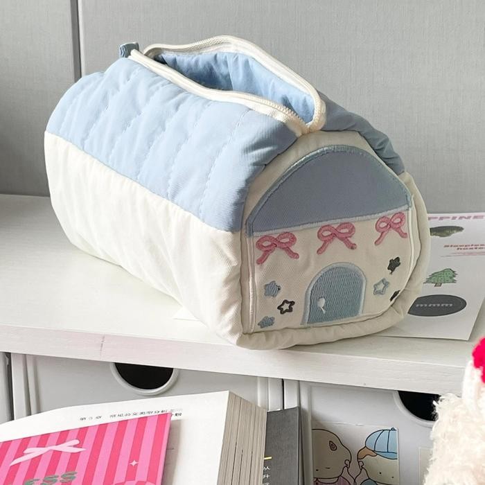 

KOTAK PENSIL CUTE AESTHETIC / KOREAN PENCSIL CASE PUFFY IMPORT PREMIUM / MAKEUP TRAVEL BAG KAPASITAS