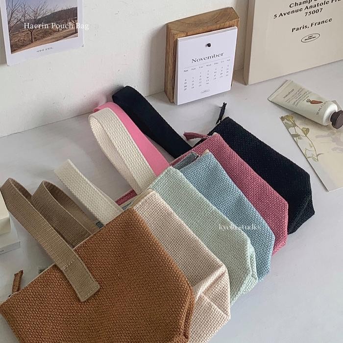 Haerin Pouch Bag - Ins Korean Makeup Medium Pouch Bag