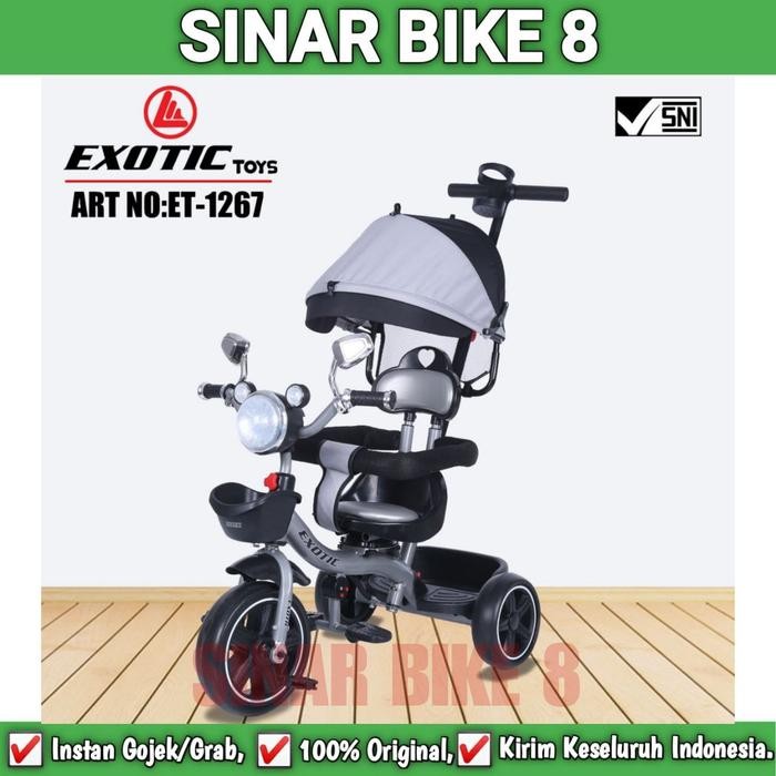 Sepeda Roda Tiga Anak Tricycle EXOTIC ET -1267 Musik
