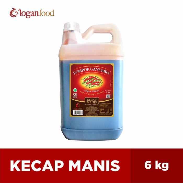 

ORIGINAL Kecap Manis Lombok Gandaria Jeriken 6 kg READY STOCK