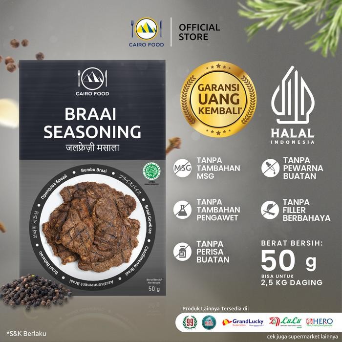 

Stok Baru Bumbu Braai Seasoning - Cairo Food