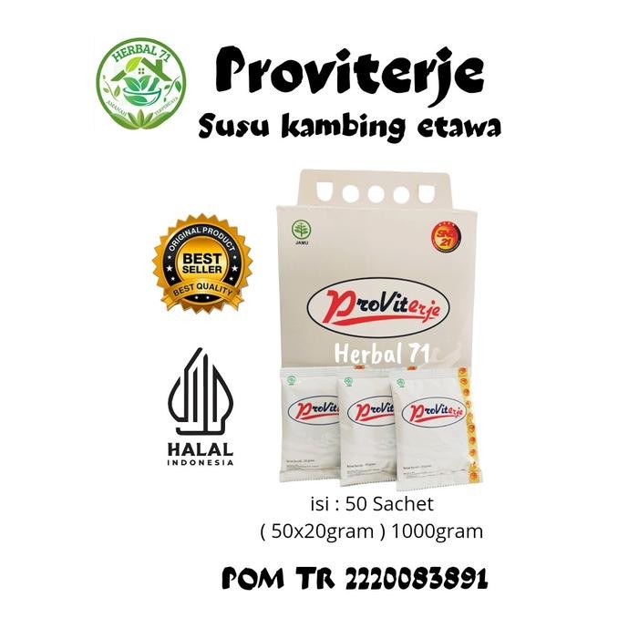 

Pilihan- Proviterje Susu Kambing Etawa Isi 50Sachet Bubuk