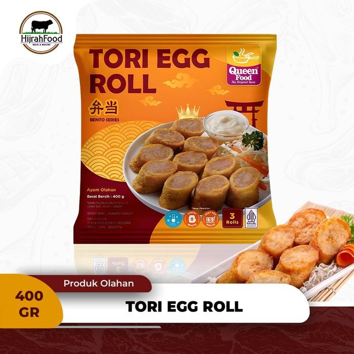 

Pilihan- Queen Food Tori Egg Roll Olahan Ayam Gulung Telur Ala Jepang