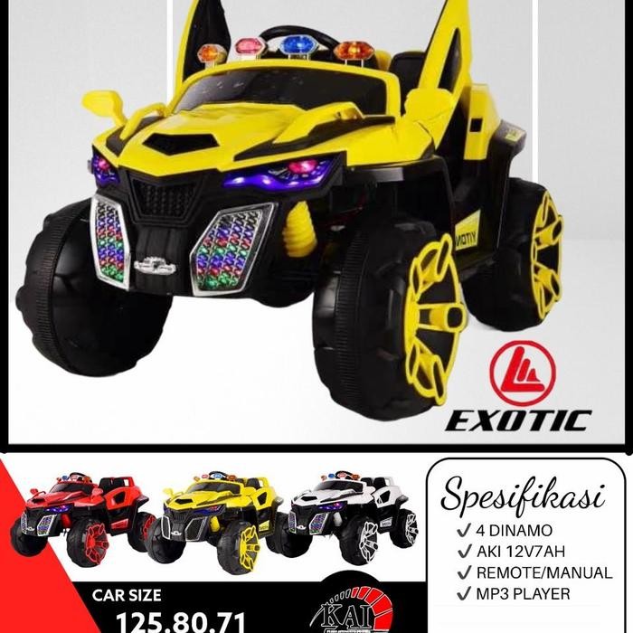 (Ada Toko surabaya) Mobilan Aki EXOTIC ejp7710 ejp-7710 7710