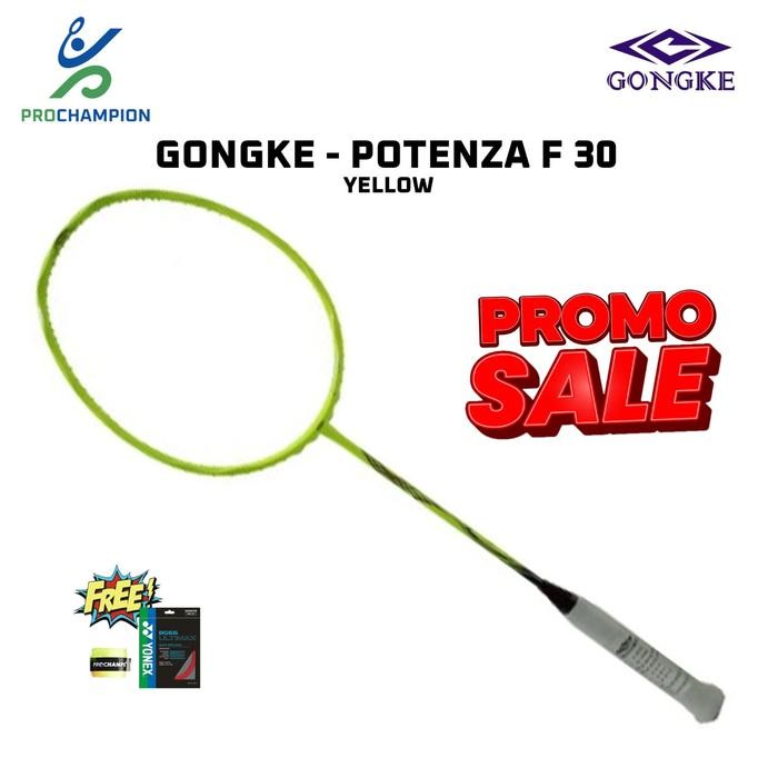 Promo Sale  Raket Badminton Gongke Potenza F 5 / 10 / 15 / 20 / 25 / 30 / 35