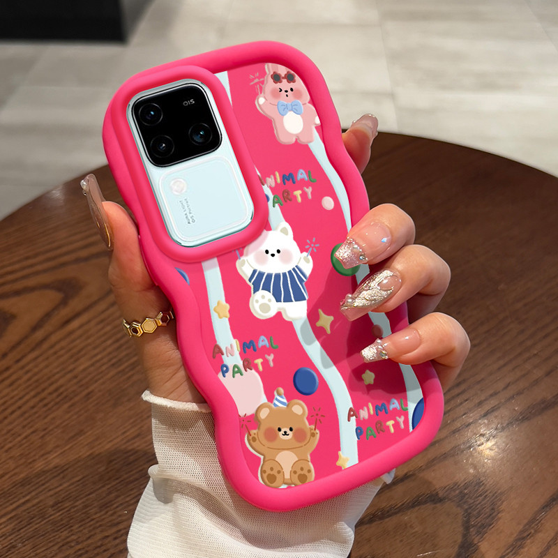 Casing Untuk VIVO V30 5G V30 Pro 5G Case Casing Bermain kartun tongkat peri pola HP Cesing lunak Sil