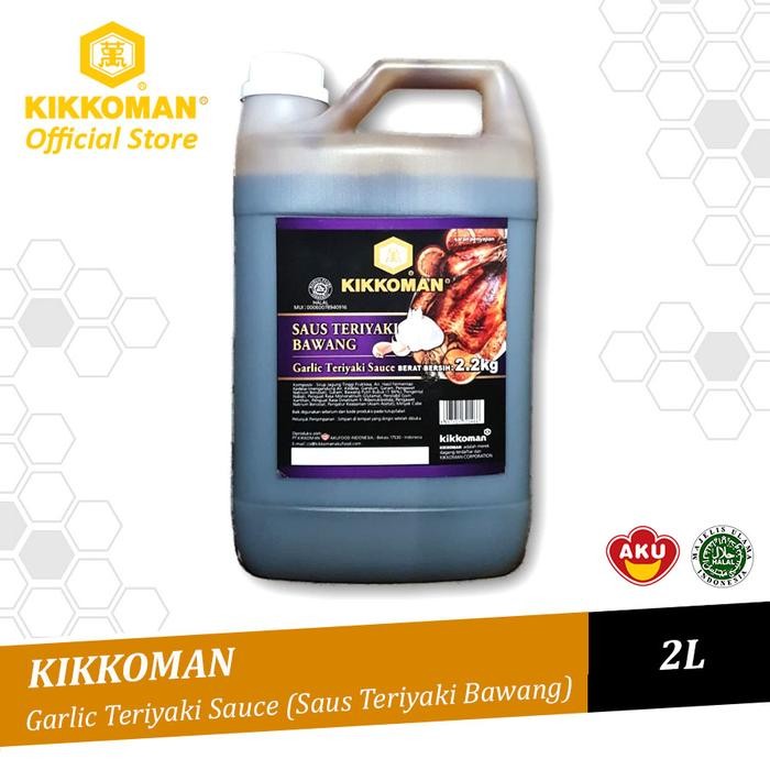 

TERLARIS Kikkoman Garlic Teriyaki Sauce Saus Teriyaki Bawang Halal Jerigen 2L READY STOCK