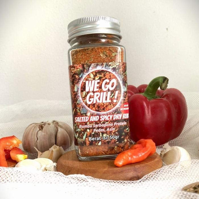 

Stok Baru We Go Grill - Salted & Spicy Dry Rub - Bumbu Masak Instan
