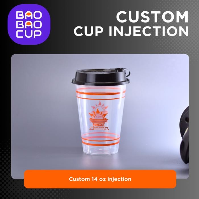 Sablon Cup PP Injection 14 oz Best Price