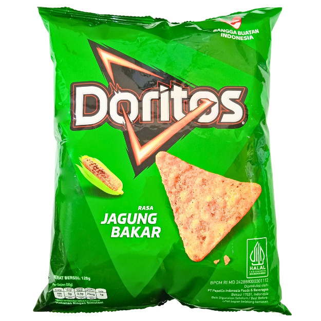 

S00797 DORITOS JAGUNG BAKAR SNACK 120GR MAJU BERSAMA (20250916)