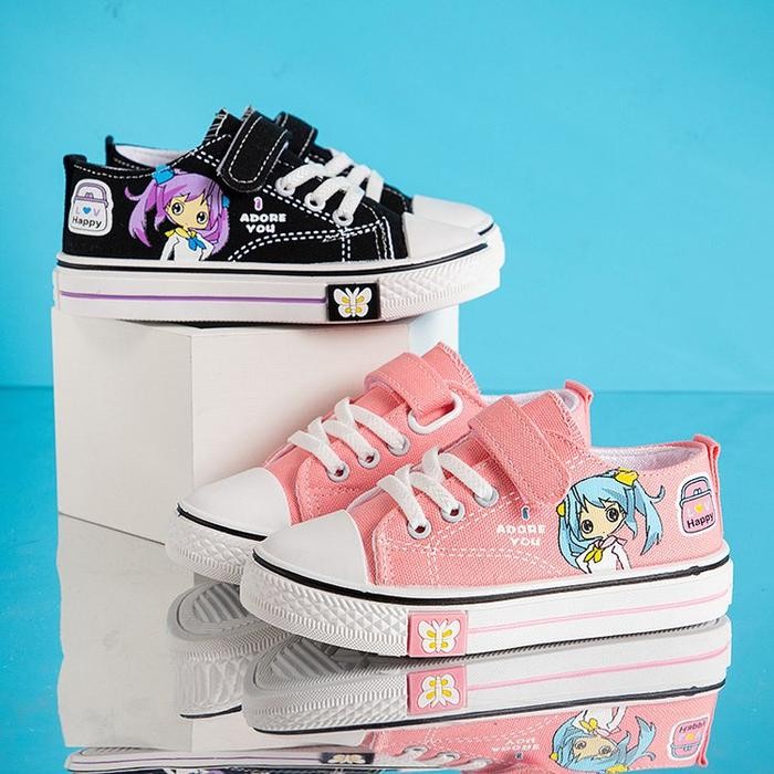 Sepatu Anak berkarakter 3-8 Sneaker terbaru A106 masih ready