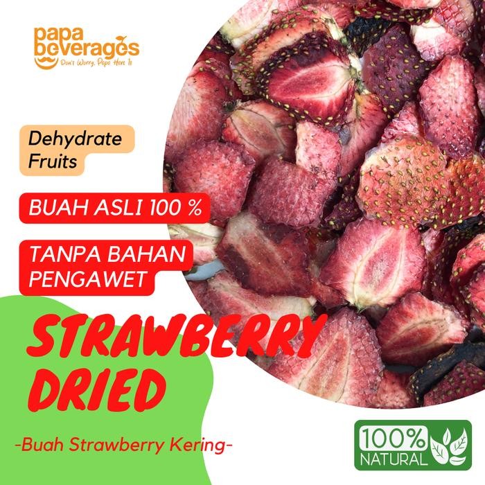 Pilihan- Dried Strawberry (Buah Strawberry Kering)