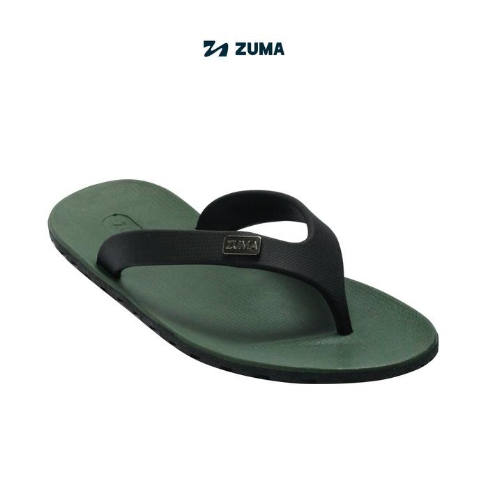 Zuma Boys Onyx 2/Sandal Jepit Anak Laki - Hijau Army Hitam