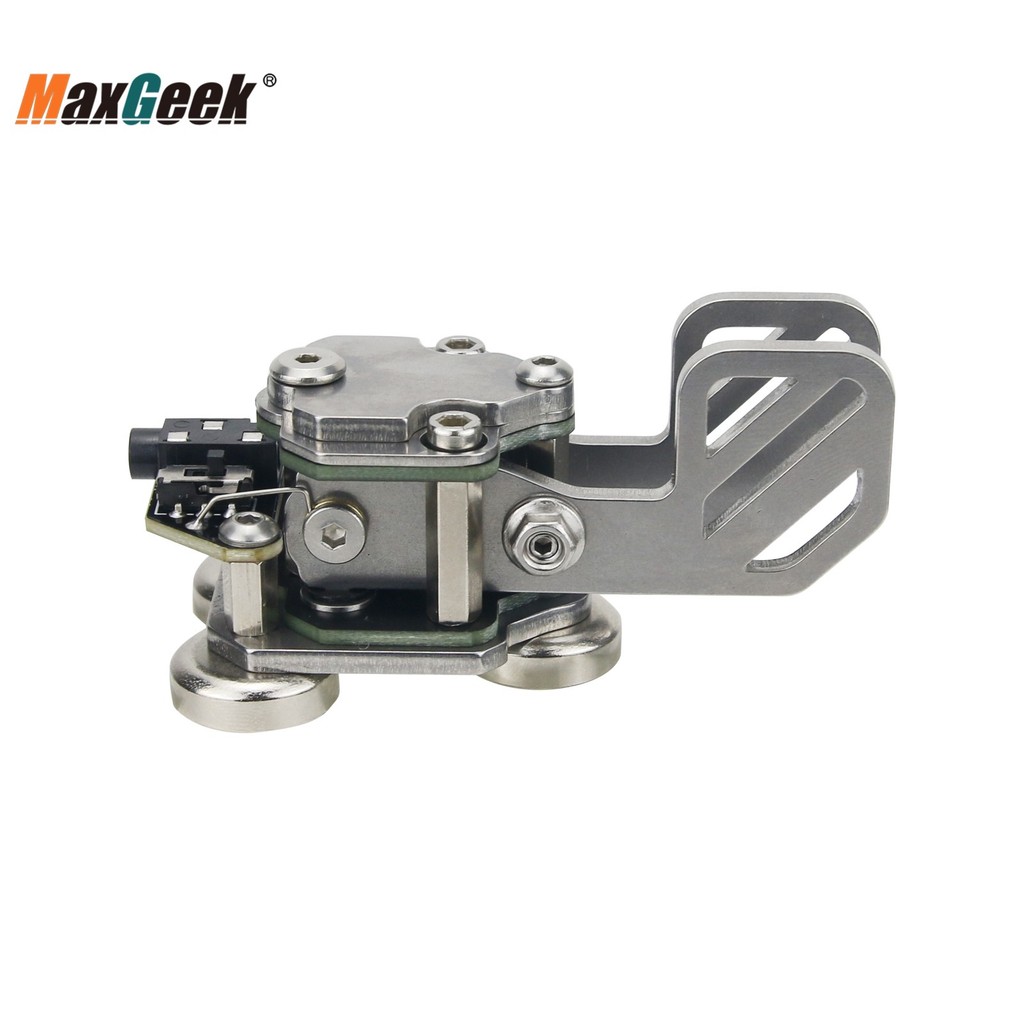 Stainless Steel CW Morse Key Portable Telegraph Key Paddle Key With