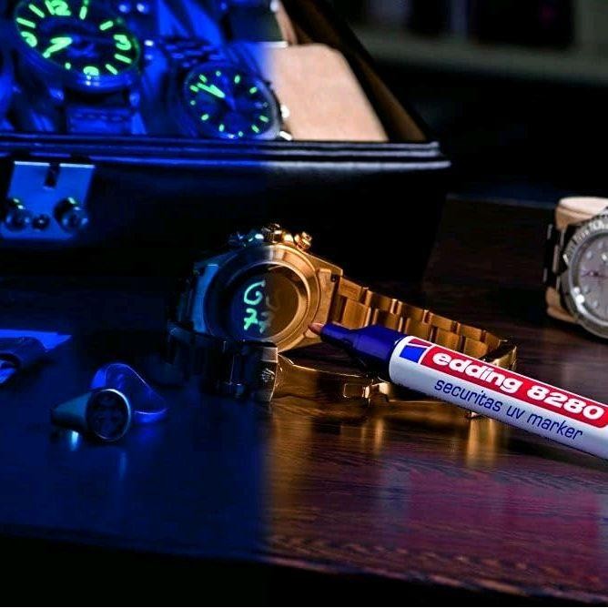 

OJ Spidol UV EDDING 8280 Securitas UV Glow in the Dark Marker