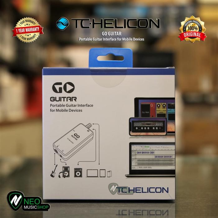 Tc Helicon Go Guitar Portable Guitar Interface For Mobile Devices