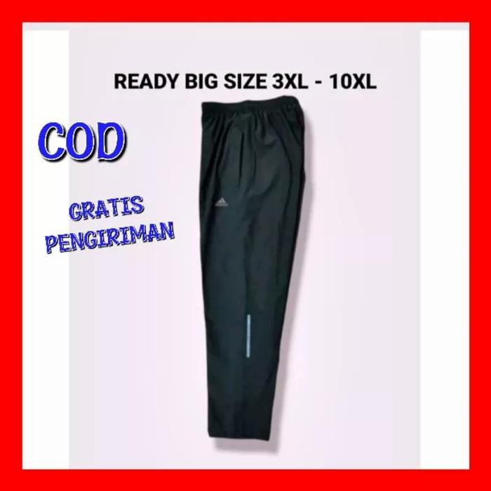 Pilihan- Celana Training Pria Bigsize Jumbo Panjang Celana Olahraga Gym Parasut
