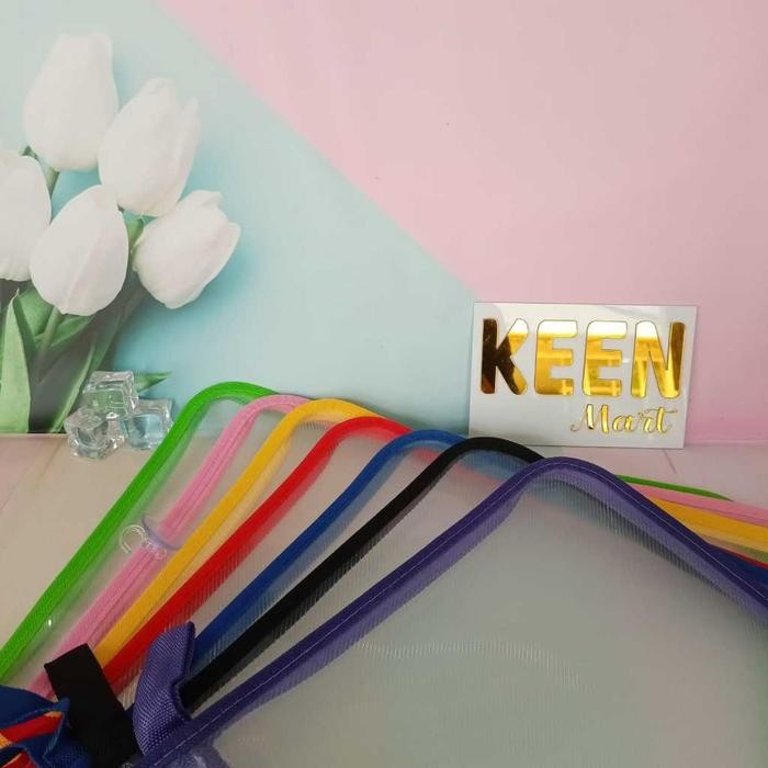 

New MAP ZIPPER JIPPER SLETING SELETING BAG JARING FOLIO F4 PLASTIK