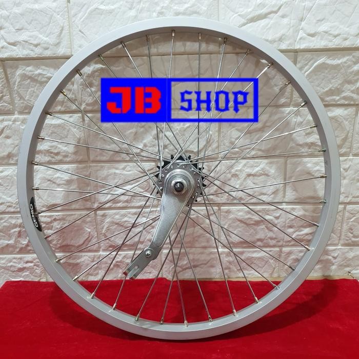 Promo Velg Roda Rims Sepeda 20 Belakang Rem Kaki Torpedo Coaster Alloy Wheel Set Sepeda Bmx Lipat