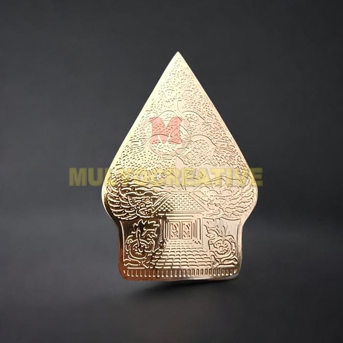 ORIGINAL Bros Pin Gunungan Wayang - Pin Aksess Beskap Peci Kondangan Gunungan Warna Gold READY STOCK