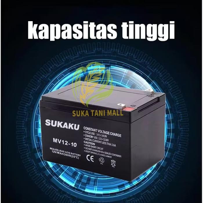 BATTERY/AKI SPRAYER VARIASI 12V 8AH/9AH/10AH(BERGARANSI - AKI ACCU UPS BATERAI SPRAYER ELEKTRIK 12V