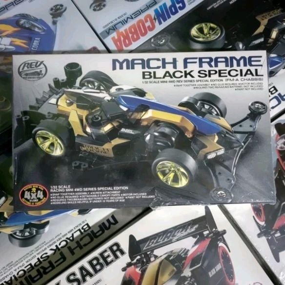 Pilihan- Rep Tamiya Mini 4Wd Merek Dd Ruize Mach Frame Black Special Fma Chassis