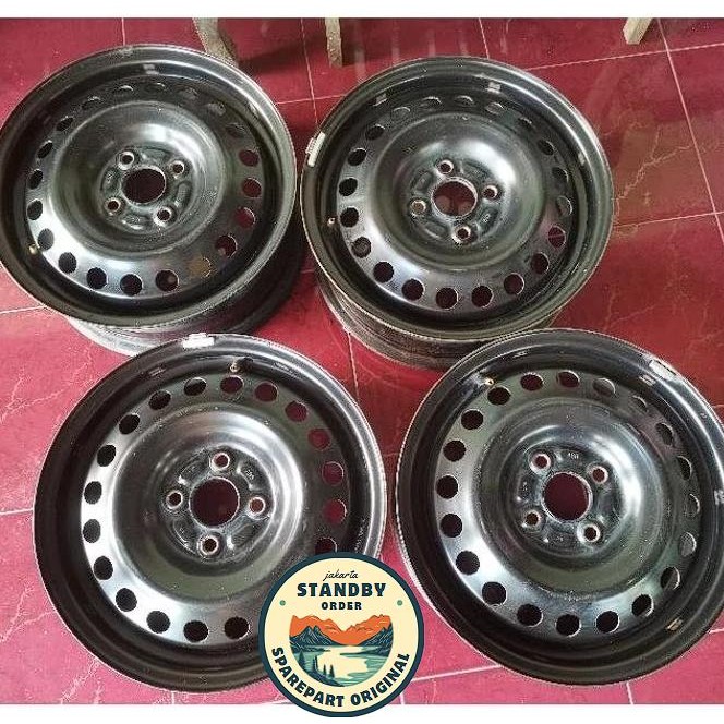 velg kaleng mobilio, jazz, vios yaris calya sigra city agya ayla brio igniz dll ring 15 r15 pcd 4x10