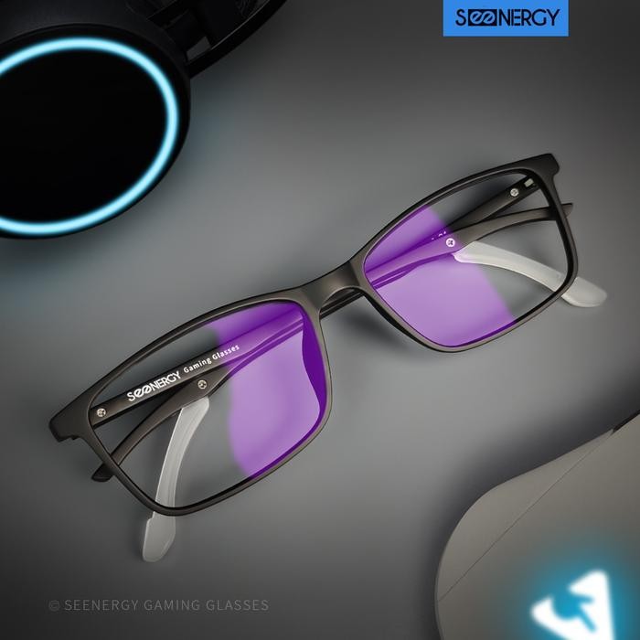 Pilihan- Seenergy Kacamata Gaming Zeus Midnight Black