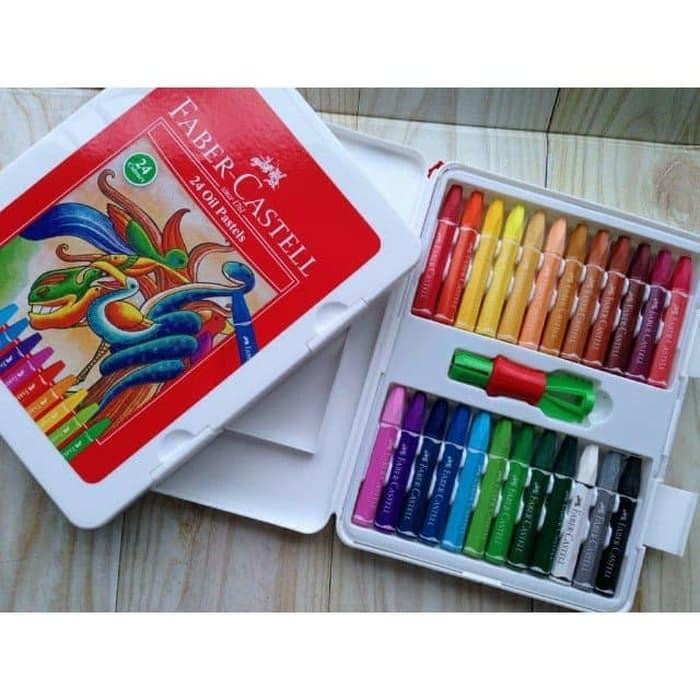 

CRAYON KRAYON OIL PASTEL FABER CASTELL 24 WARNA