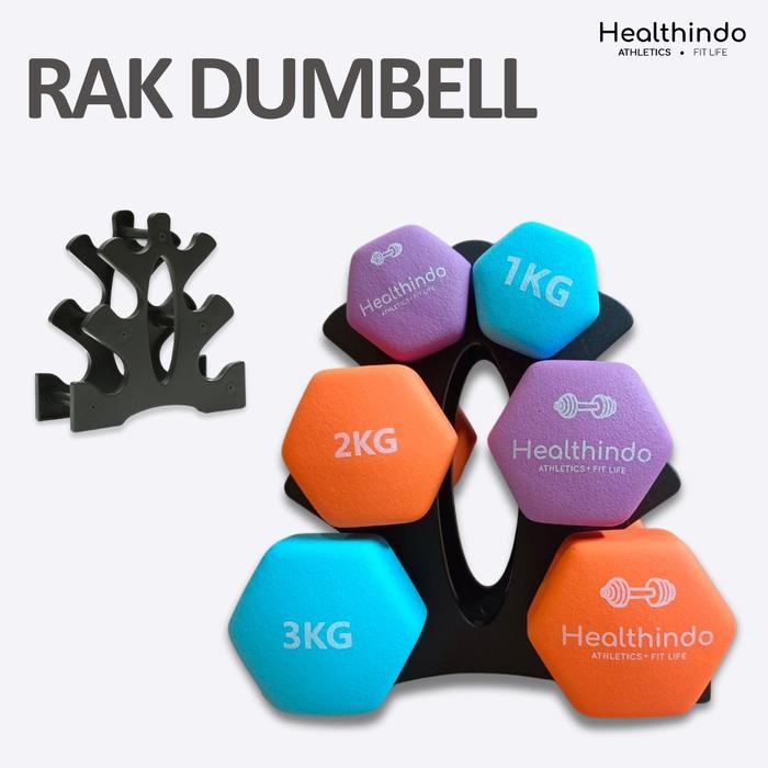 Ready Rak Dumbell Rak Barbel Barbel Rack Gym Set Serbaguna Aerobik Yoga