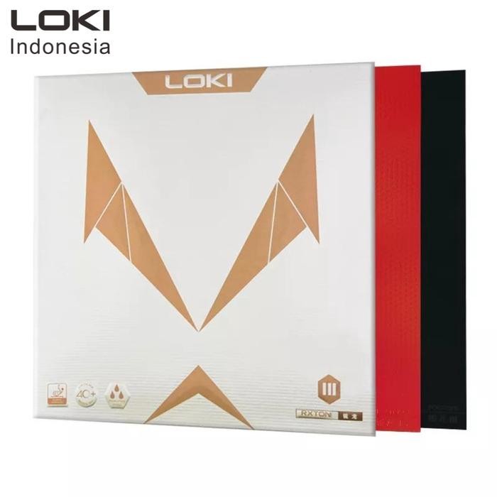 LOKI RXTON 3 MAX Rubber Pingpong - Table Tennis - Red