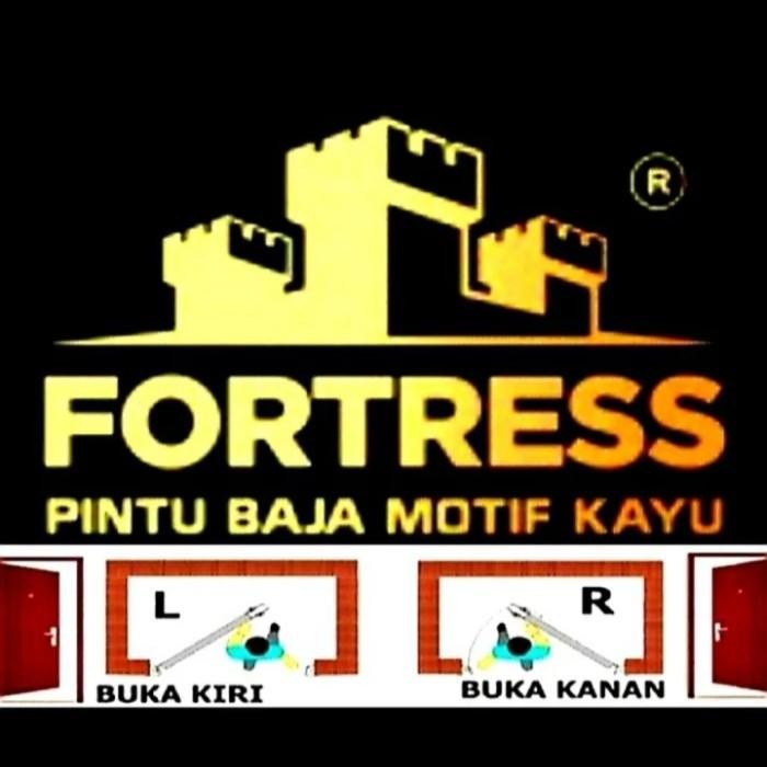 FORTRESS BLACK CARBON / CBN FORT 90 / PINTU BAJA FORTRESS / 90 x 210CM