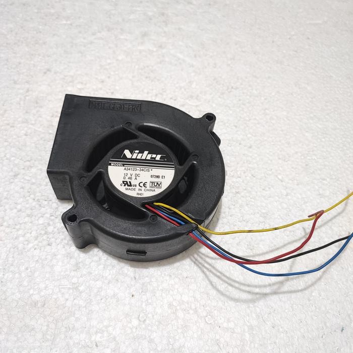 Kipas blower keong merk NIDEC 9cm 12V 0,46A