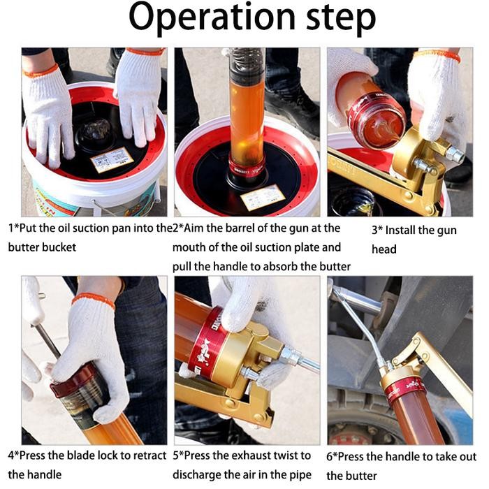 Grease Gun Oil Suction Pan Self-Priming Pressure Oil Pan