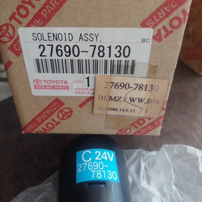 Solenoid Assy Exhaust Brake 24V Dyna Saurus Hino 125HT Ori 27690-78130