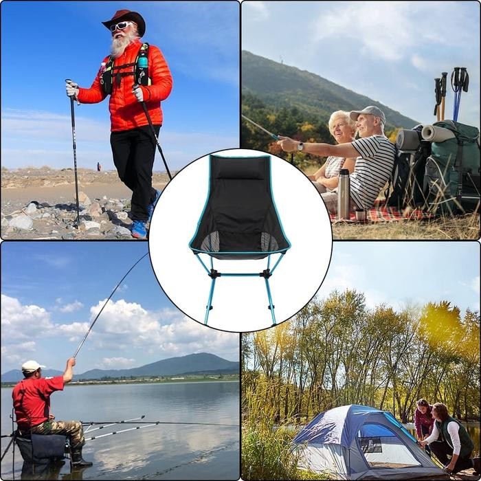 kursi Lipat outdoor portable jumbo - Folding chair piknik camping
