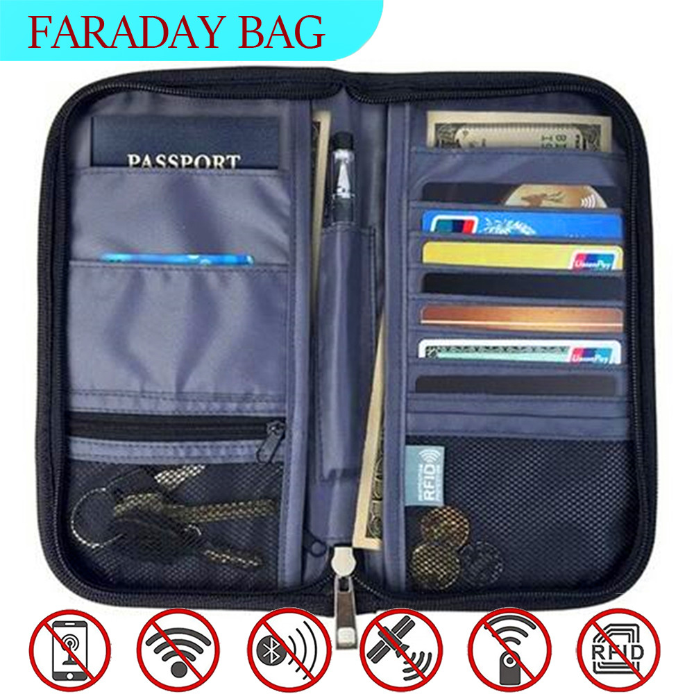 RFID Protection Faraday Bag Cell Phone Signal Blocking Anti-Scanning