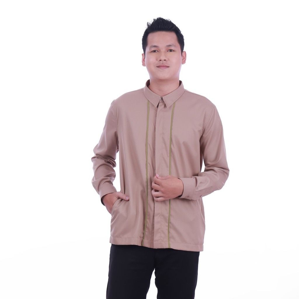 Zoya Dimah Menswear Khaki - Koko Baju Muslim