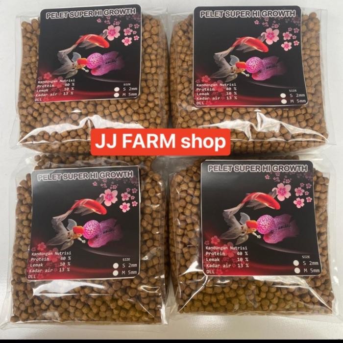 PELET IKAN KOI LOUHAN SUPER HI GROWTH 500GR 1KG SETARA HIKARI GROWTH