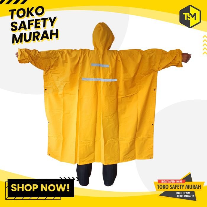 Jas Hujan Scotlight Ponco Kuning Pvc Warna Kuning All Size
