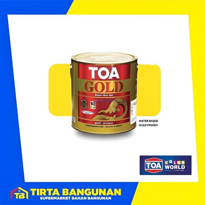 TOA GOLD PW222 GOLD PRIMER CAT EMULSION INTERIOR & EXTERIOR 0.946lt Paint